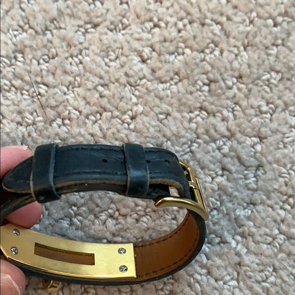 Hermès bracelet pre loved black and gold - Picture 3 of 7